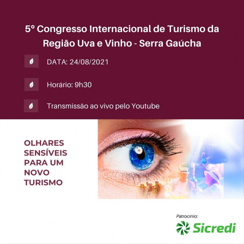 Foto de capa 5º Congresso de Turismo da Região Uva e Vinho trará experiências internacionais