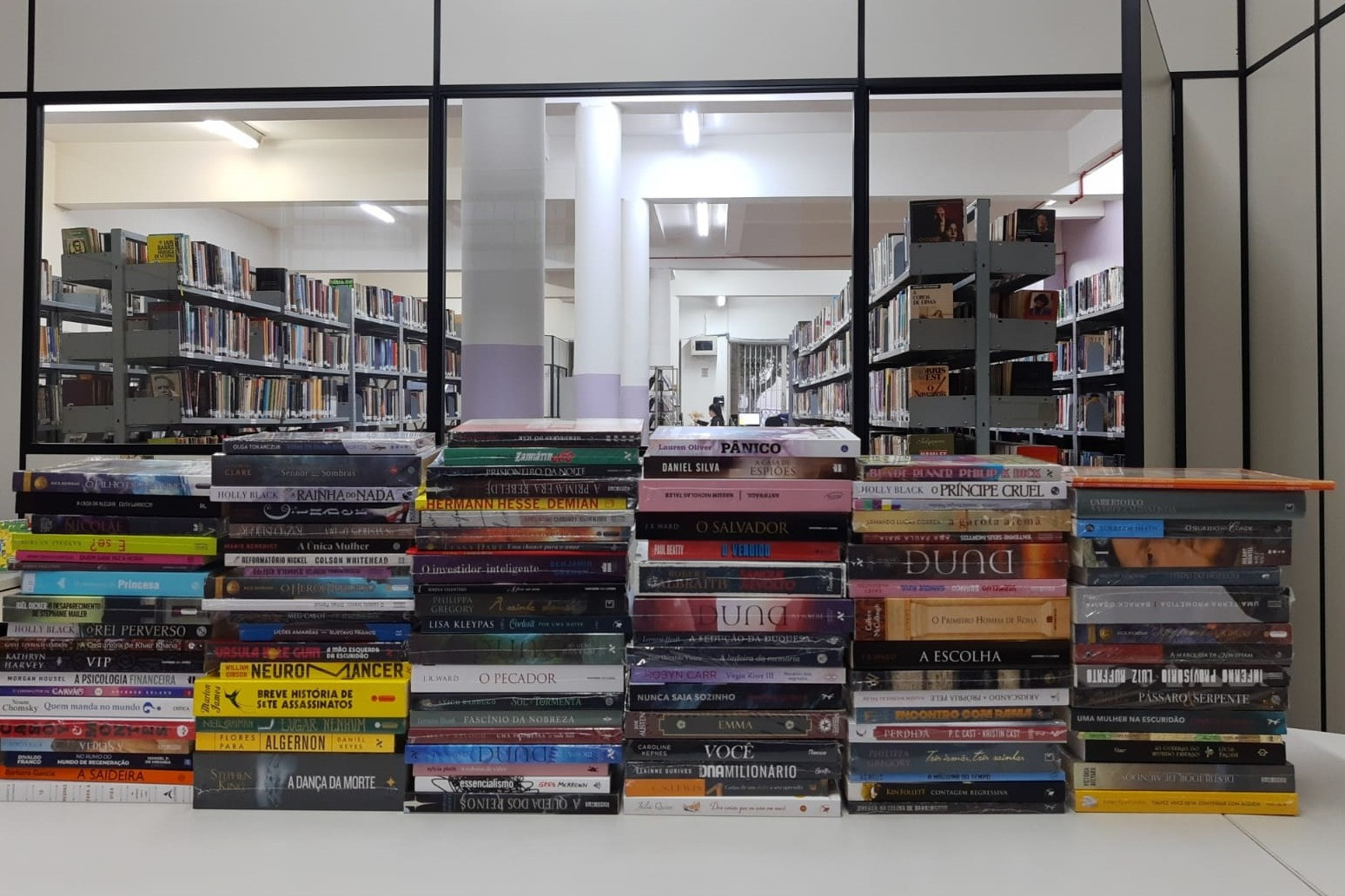 Foto Biblioteca Pública Municipal adquire mais de 100 novos livros